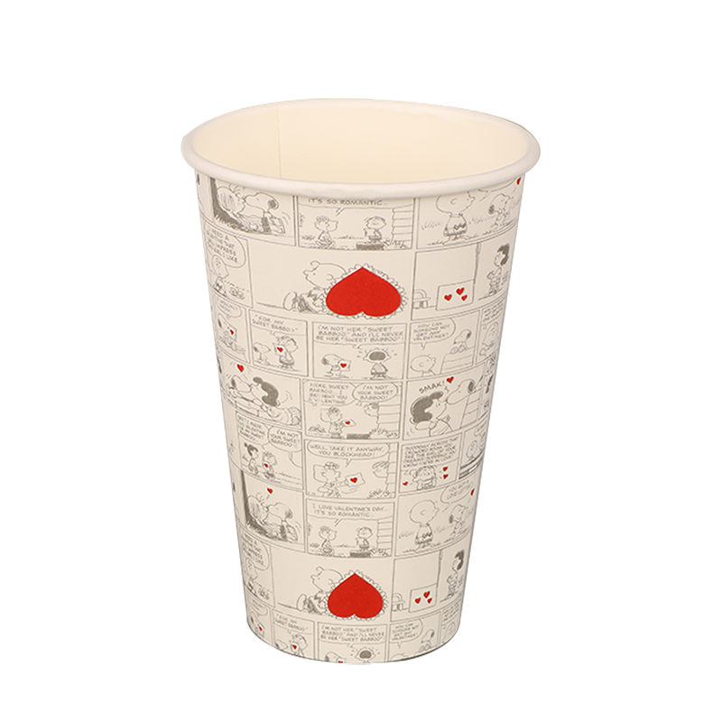 16オンスのホットコーヒー紙カップ