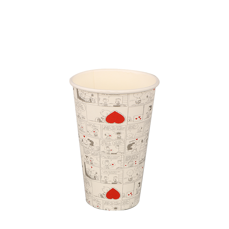 8オンス防水シングルウォールホット紙カップ