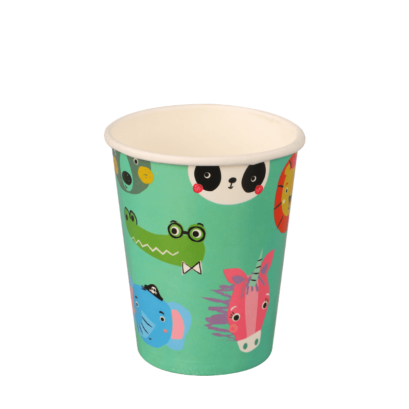 10オンスのリサイクル可能なコールドコーヒー飲料紙コップ